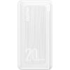 Dudao power bank 20000 mAh Power Delivery 20 W Quick Charge 3.0 2x USB | USB Type C white (K12PQ + white)