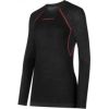 La Sportiva Termo krekls WOOL40 Aero Longsleeve W S Black/Hibiscus