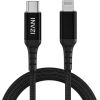 INVZI USB-C to Lightning Cable, MFi, 2m (Black)