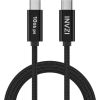 Invzi USB-C / USB 3.2 Gen2 Cable 100W 10Gbps, 2m (Black)