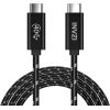 Invzi USB-C / USB4.0 Gen3 Cable 240W 40Gbps, 1m (Black)