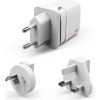 Silicon Power travel adapter USB/USB-C QM16 20W, white