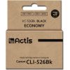 Actis KC-526BK ink (replacement for Canon CLI-526Bk; Standard; 10 ml; black (with chip)