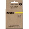Actis KC-551Y ink (replacement for Canon CLI-551Y; Standard; 12 ml; yellow (with chip)