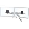 Ergotron HX Dual Monitor Arm, Wall Mount (White)