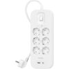 Belkin Connect White 6 AC outlet(s) 2 m