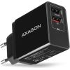 Axagon Dual wallcharger <240V / 2x USB port QC3.0/AFC/FCP + 5V-1.2A. 24W total power.