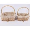 Basket WILLI STRIPE 30x21xH13/33cm