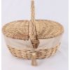 Picnic basket WILLI STRIPE 40x32xH17/40cm