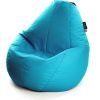Qubo Comfort 90 Wave blue Pop Augstas kvalitātes krēsls Bean Bag