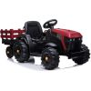 Lean Cars Electric Ride On Tractor with a trailer BDM0925 Red
