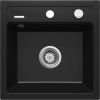 GRANITE 1-BOWL SINK DEANTE BLACK ZORBA