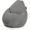 Qubo Comfort 90 Pebble VELVET FIT Augstas kvalitātes krēsls Bean Bag