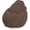 Qubo Comfort 90 Praline VELVET FIT Augstas kvalitātes krēsls Bean Bag