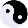 iLike Universal Pop Holder Yin Yang  Black White