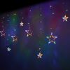RoGer LED Освещенные Подвески Звезды 2,5m / 138LED Разноцветный