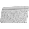 Wireless keyboard A4tech FSTYLER FBK30 White 2.4GHz+BT (Silent) A4TKLA47187