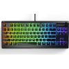 SteelSeries Apex 3 TKL Tenkeyless RGB Black Gaming Keyboard INT Wired Whisper-Quiet Switches