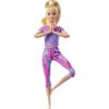 Lalka Barbie Mattel Made to Move - Kwiecista gimnastyczka, różowy strój (FTG80/GXF04)