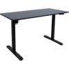 Desk ERGO LIGHT with 1 motor 120x60cm, black
