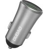 Dudao 3,4A smart car charger 2x USB silver (R6S silver)