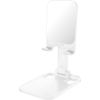 Dudao desk telescopic stand foldable phone holder tablet white (F5XS whie)