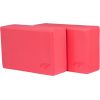 Yoga brick AVENTO 42YA 2pcs Pink