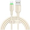 USB to Lightning Cable Mcdodo CA-4740 with LED light 1.2m (beige)