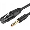 Микрофонный кабель Ugreen XLR - 6,35 мм 3м (AV131)