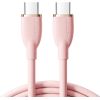 Joyroom Cable Colorful 100W USB C USB C SA29-CC5 / 100W / 1,2m (pink)