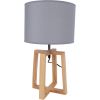 Table lamp WOODEN H44,5cm, light grey