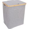 Laundry basket MAX GREY 45x36xH54cm, light grey