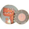 Wall clock FUN DRACO with a picture 40x60cm