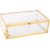 Stikla kaste BERYL 13,5x12xH5cm, zelta