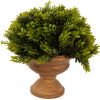 Artificial flower GREENLAND in high pot