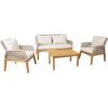 Garden furniture set FLORIDA table, sofa and 2 armchairs