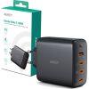 Wall charger AUKEY PA-B7S Omnia II GaN 3xUSB-C 1xUSB-A PD 3.0 PPS 100W