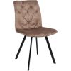 Chair AFTON brown velvet