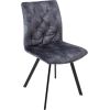 Chair AFTON dark grey velvet