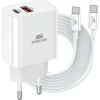 MOBILE CHARGER WALL/WHITE PS4102 WD4 RIVACASE