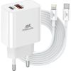 MOBILE CHARGER WALL/WHITE PS4102 WD5 RIVACASE