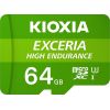 Kioxia Exceria High Endurance MicroSDXC 64 GB Class 10 UHS-I/U3 A1 V30 (LMHE1G064GG2)