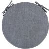 Подушка на стул SIMPLE GREY D38x2,5cm, серый, 100%полиэстер, ткань 757