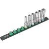 Wera Socket magnetic strip C Deep 1 socket set 1/2  (black/green, 6?piece)