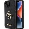 Guess Fixed Glitter Big 4G Case Aizsargapvalks Priekš Apple iPhone 15 Plus