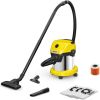 Karcher WD 3 S V-15/6/20 Home Celtniecības Putekļu Sūcējs Yellow/Black