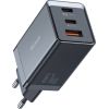 Mcdodo CH-1541 GaN wall charger, 2x USB-C, 1x USB, 67W (black)