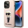 Karl Lagerfeld KLHCP14LSNIKBCP Aizmugurējais Apvalks Priekš Apple iPhone 14 Pro