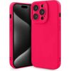 Fusion Softy izturīgs silikona aizsargapvalks Apple iPhone 15 Pro Max fuksija