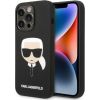 Karl Lagerfeld KLHMP14LSLKHBK Aizmugurējais Apvalks Priekš Apple iPhone 14 Pro